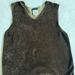 DKNY Brown Sweater Vest